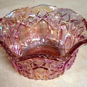 Vintage Carnival glass dish